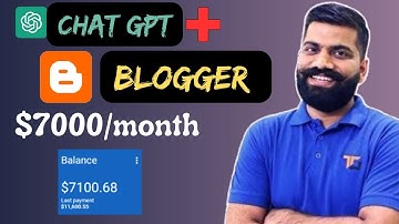 Earn $1000/month minimum through Gpt+Blogger 🔥💰 | how to create blog website?