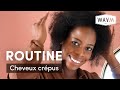 Routine cheveux complte 100 naturelle  cheveux crpus