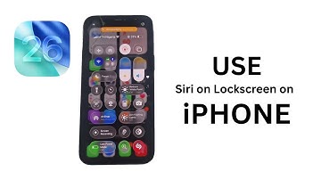 How to Use Siri on Lockscreen on iPhone iOS 26