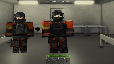 Roblox SCP: Roleplay MTF Epsilon-11 (Avatar Build)