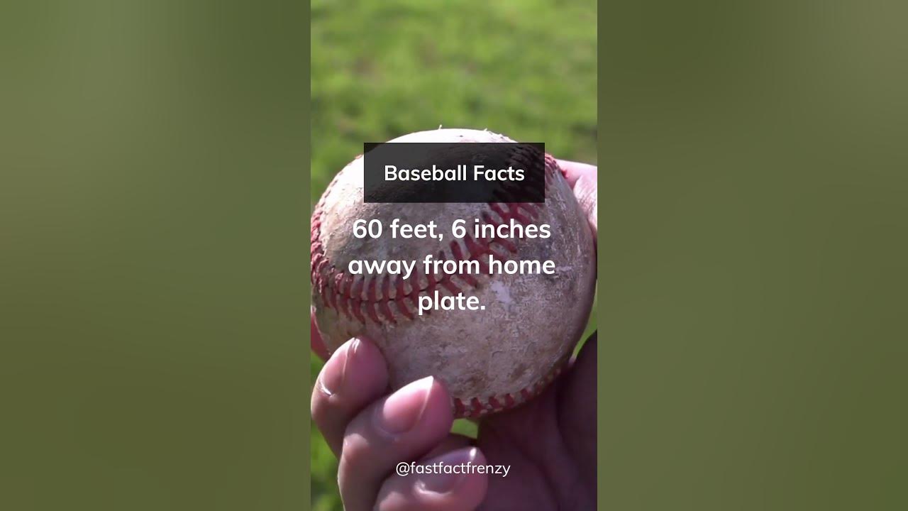 What is the distance between pitcher s mound and home plate shorts 