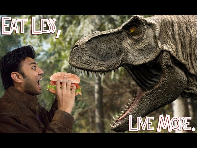 Eat Less, Live More | Dinosaur Chase class=