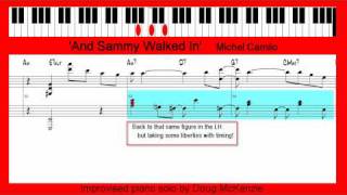 'And Sammy Walked In' - latin/jazz piano tutorial chords