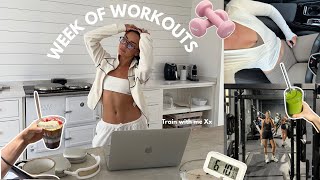 A WEEK OF WORKOUTS | come along with meeee ad