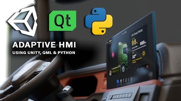 Truck Simulation Interface in Unity and Qt