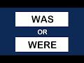 Was or Were? | Grammar quiz