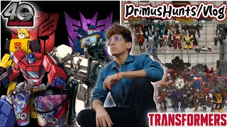 NEW TOY STORE FOUND 🤯 + 40th ANNIVERSARY SHOWING OF TRANSFORMERS🔥!! (PrimusHunts/Vlog)#transformers