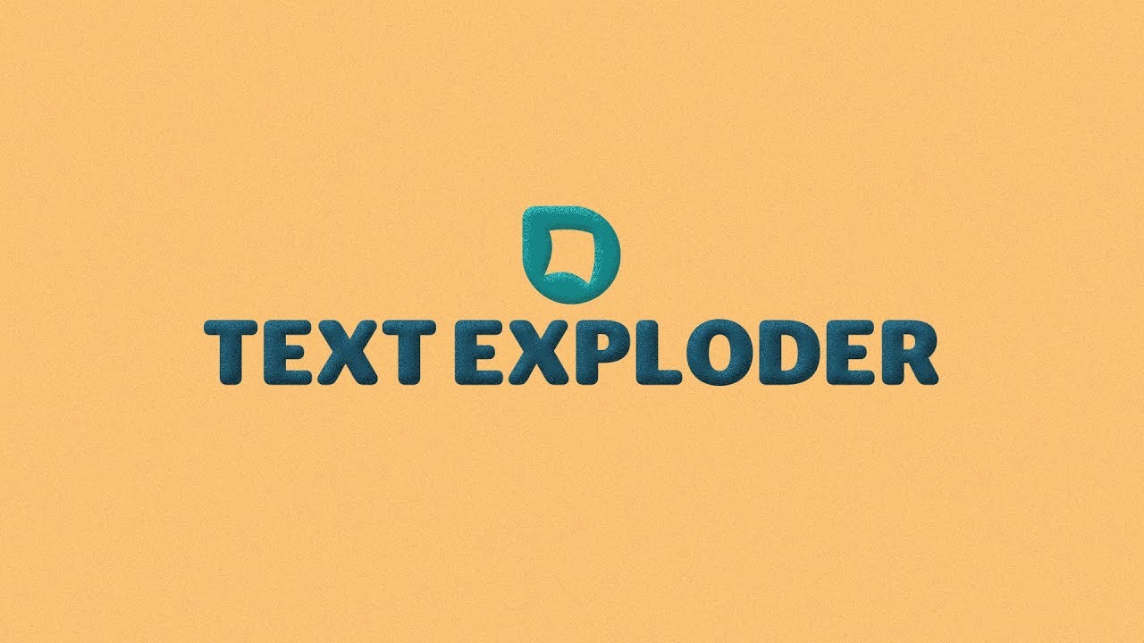Squash & Stretch for After Effects Text Exploder Tutorial YouTube