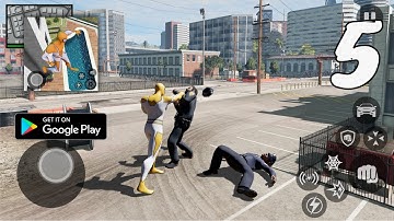 Spider Gangster Crime City Gameplay Walkthrough Part 5 (Android)