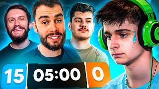 J'AI TENTÉ de BATTRE CES YOUTUBERS avec 15 BUTS DE RETARD | Ft @D7uRL @LeBouseuh @Lainkk