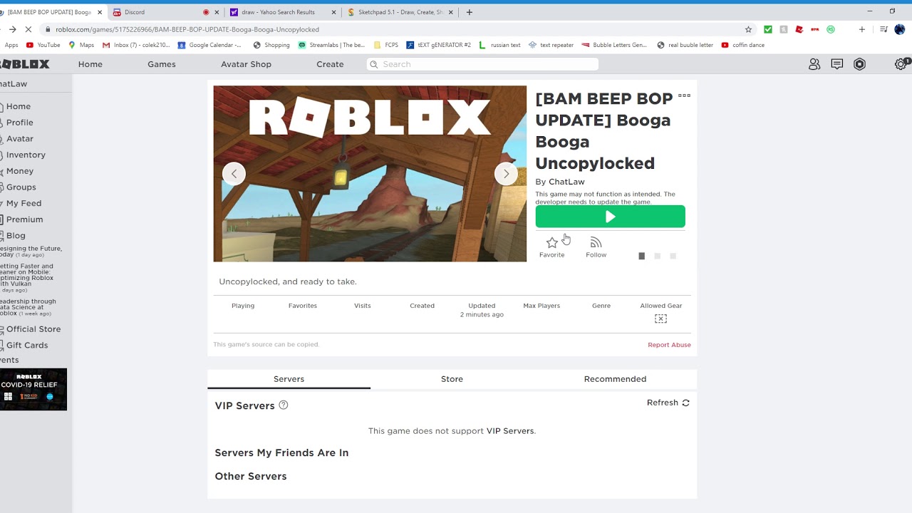 How To Make Booga Booga Uncopylocked Youtube - roblox developers page 276