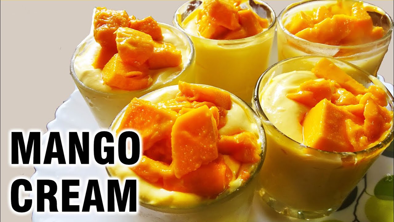Mango Cream Recipe मैंगो क्रीम रेसिपी Haji Ali Style Mango Cream