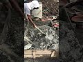 dry mixture of cement and coarse sand.