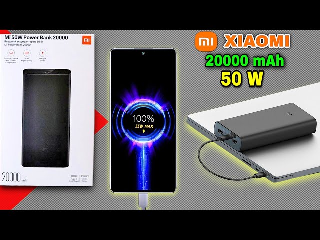 Xiaomi tiene una nueva batería portátil: un monstruo de 20,000 mAh y carga  rápida de 50W por menos de 1,000 pesos