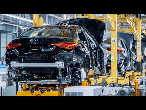 NEU Mercedes C-Klasse 2022 - PRODUKTION Werk in Deutschland (So wird es hergestellt)