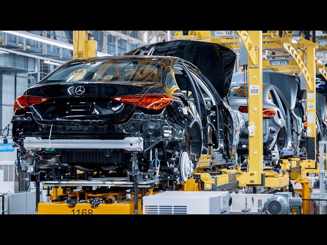 NEW Mercedes C-Class 2022 - PRODUCTION plant in Germany (This is how it's made) class=