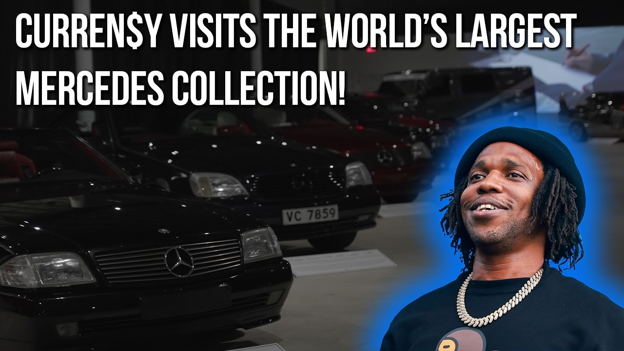 Curren$y Visits The World's Largest Mercedes Collection!