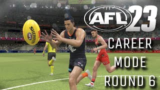 AFL 23 Career mode round 6