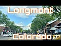 Longmont colorado  city bordering the rocky mountains