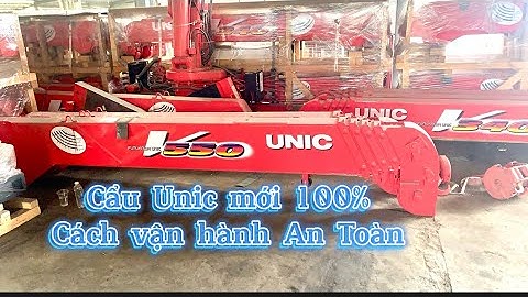 Cẩu Unic, Những kiến thức về Cẩu Unic || cách vận hành Cẩu Unic an toàn #crane #cranetruck #xecancau