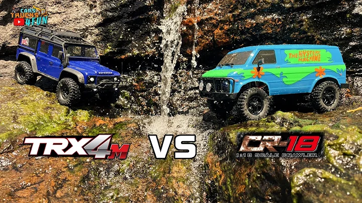 TRAXXAS TRX4 M VS Hobby Plus CR18P Rock Van | 1/18 Scale Comparasion Test | Cars Trucks 4 Fun