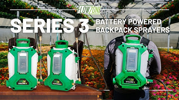 Introducing: FlowZone® Series 3 Battery Powered Backpack Sprayers