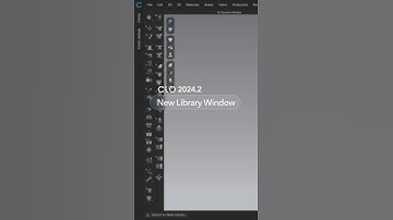 🌟 New Library Window in CLO 2024.2