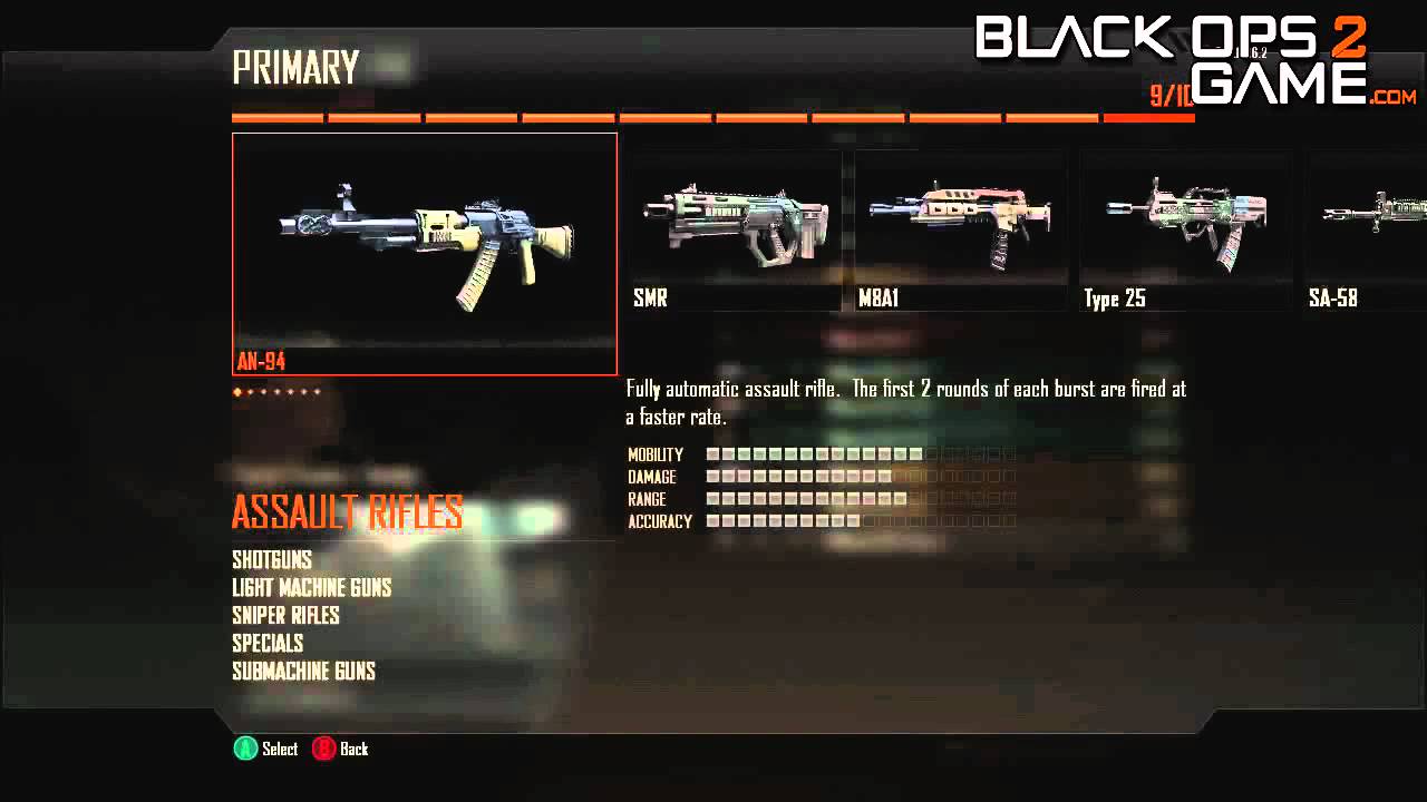 Black Ops 2 New Create A Class-Pick 10 system