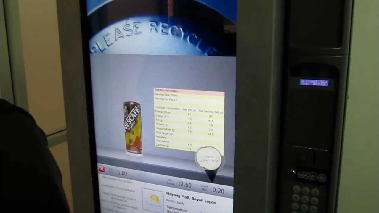 Italian vending machine retrofit with Silkron smart vending YouTube