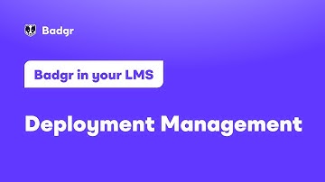 How to manage deployment of Badgr in an LMS after installing the Badgr 1.3 LTI tool