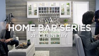 NewAge Products  21” Home Bar Cabinetry Set