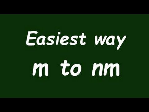 ✅ Convert Meter to Nano Meter (m to nm) - Formula and Example