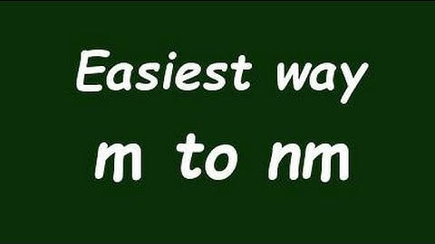 ✅ Convert Meter to Nano Meter (m to nm) - Formula and Example