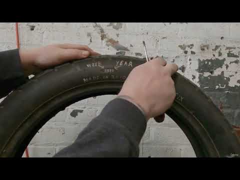 Checking the age of your motorcycle tire with the date code