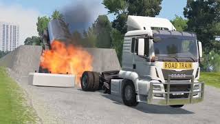 Real High Speed ​​Accidents # 22 - BeamNG Drive | Y&M