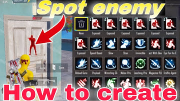 HOW TO MAKE WOW SPOT ENEMY MAP | HOW TO CREATE EXPOSED BUFF MAP |  EXPOSED MAP | PUBG MOBILE #pasayt