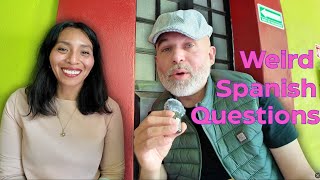 Test d'espagnol oral, mais chaque question devient de plus en plus bizarre