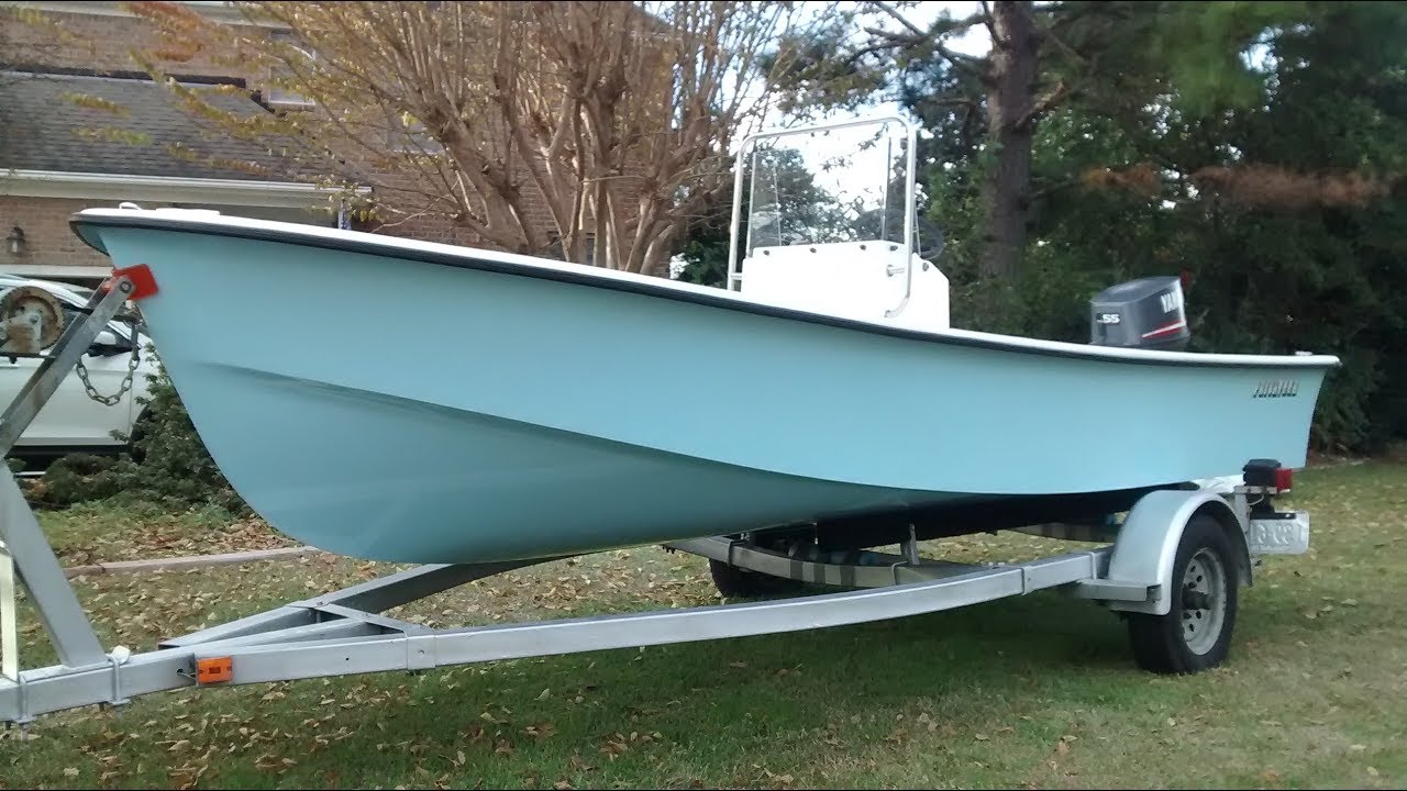 Privateer - 16ft Bay Boat - restored and customized - YouTube