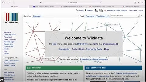 EDITING WIKIDATA