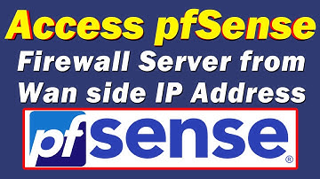 Access pfSense Firewall Server from Wan side IP Address Urdu | pfSense Web Configuration through Wan