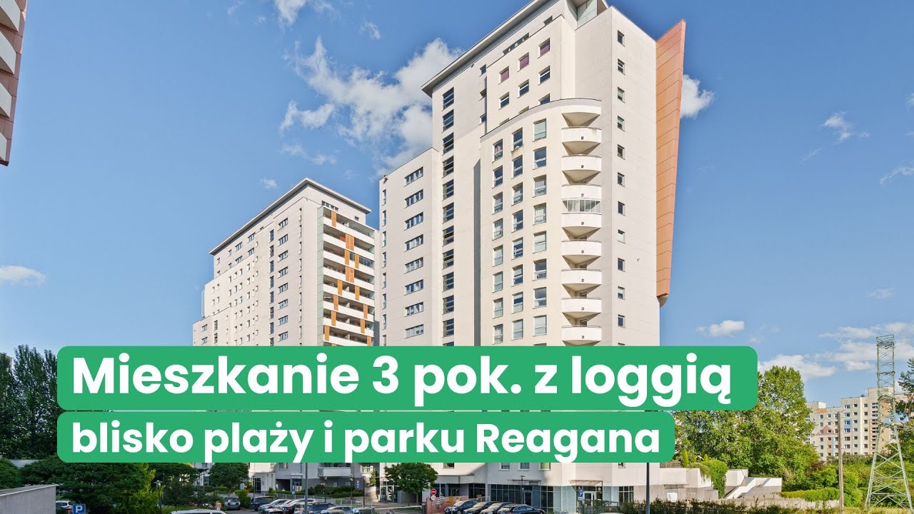3 rooms close to the beach, great view, two parking lots - Apartment - Sale - Gdańsk, Przymorze