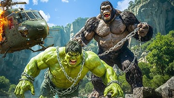 King Kong vs. Hulk: The confrontation begins on a military cargo plane