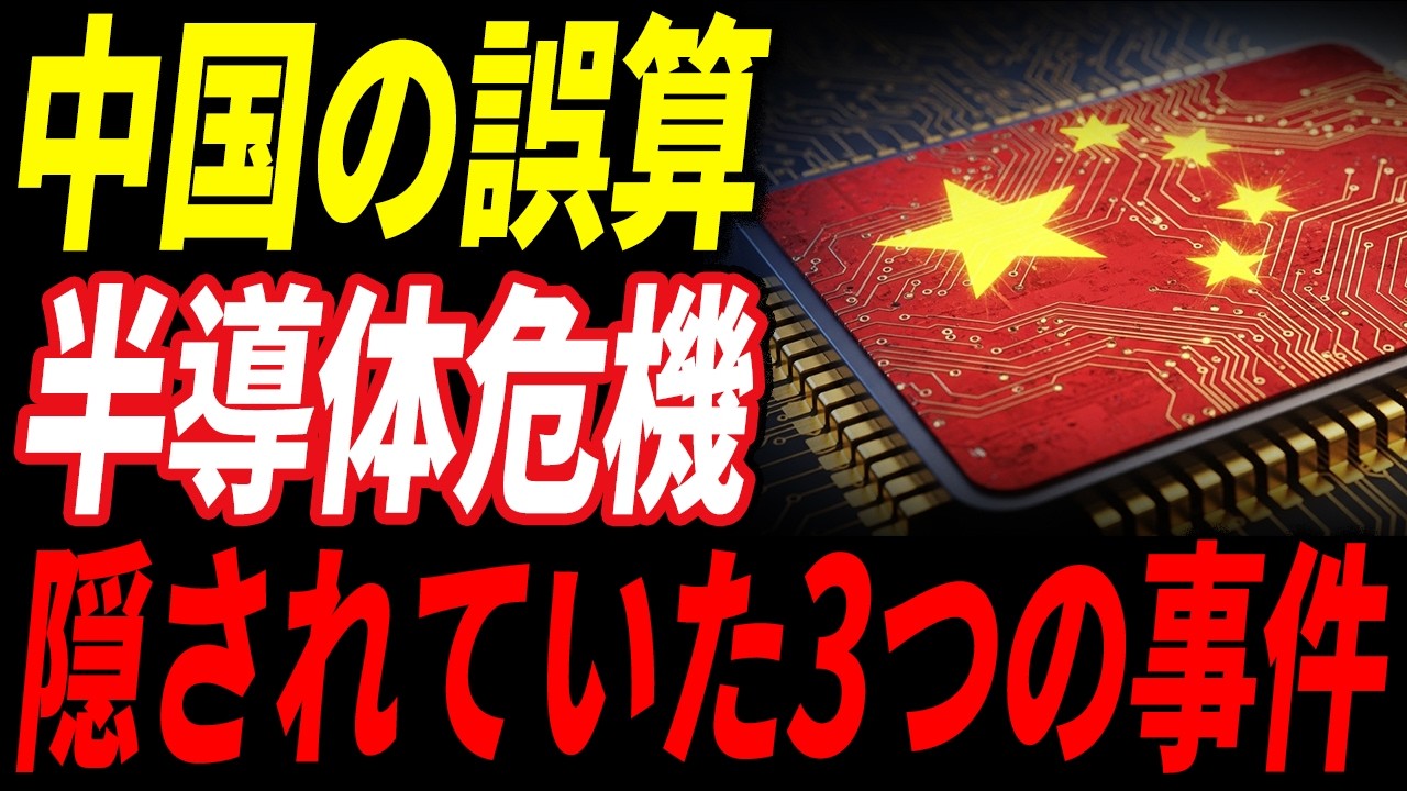 【総集編】中国半導体３つの敗北｜2兆円・252億円・15年が暴く日本の静かな逆転劇の真相