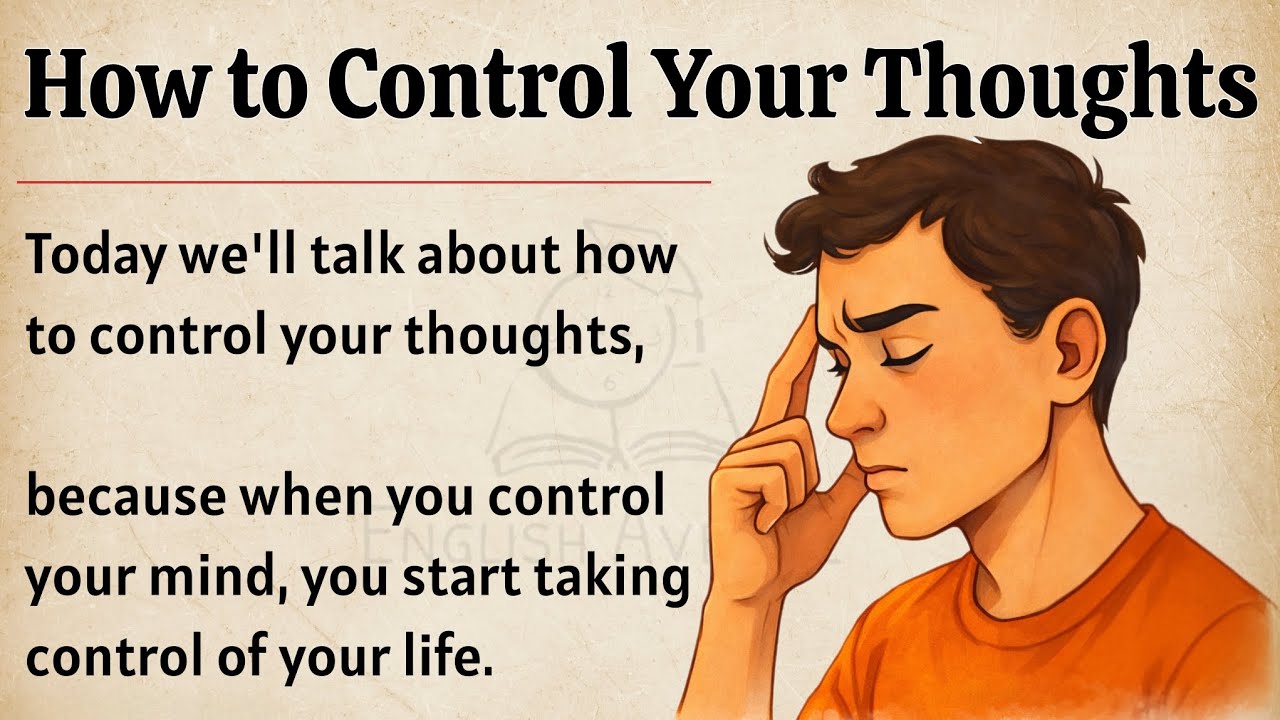 Control Your Thoughts - Control Your  Life || Graded Reader || Speak English Fluently ✅️ 