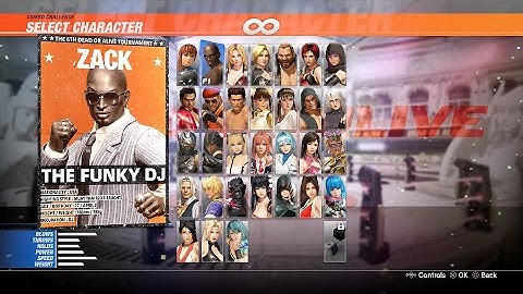 Dead or Alive 6 [PS4] - Command Training: Zack