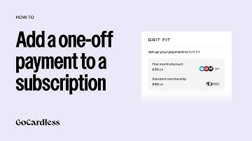How to add a one off payment to a subscription (UK)