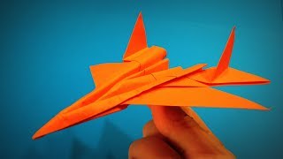 Origami Airplane | How to Make a Paper Airplane F-14 Jet Fighter Plane DIY | Easy Origami ART