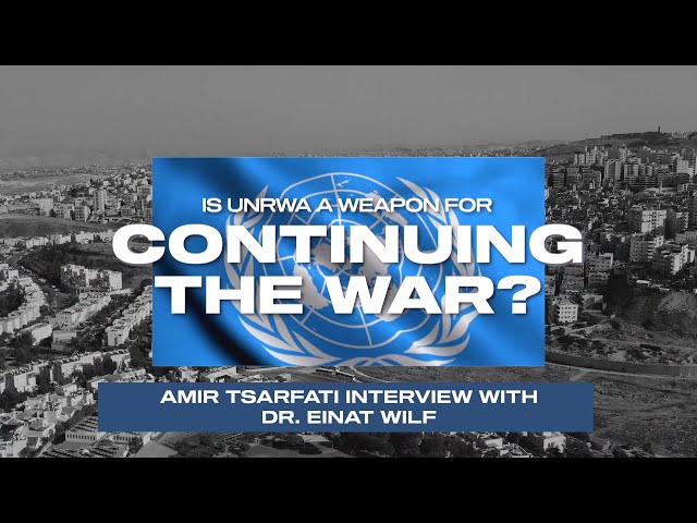 Amir Tsarfati: Is UNRWA a Weapon for Continuing the War? class=
