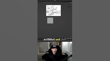Drag sketch in procreate as guideline for 3d model - Low poly character in Blender - 2.1 Nosy Tails