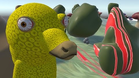 Evolution Simulator 4 - Eyes and Spikes Launcher //Development